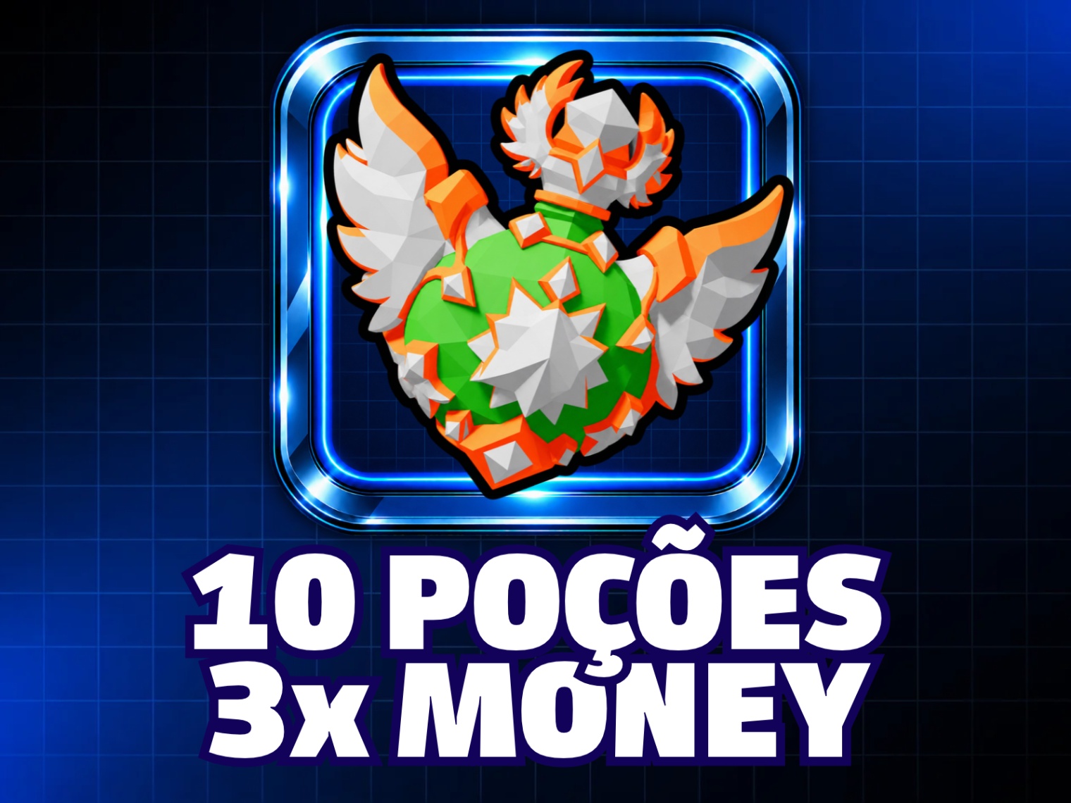 10 Poções - 3x Money