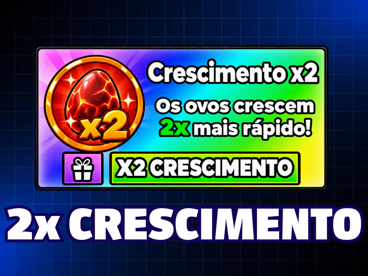 2X Crescimento - 399 Robux