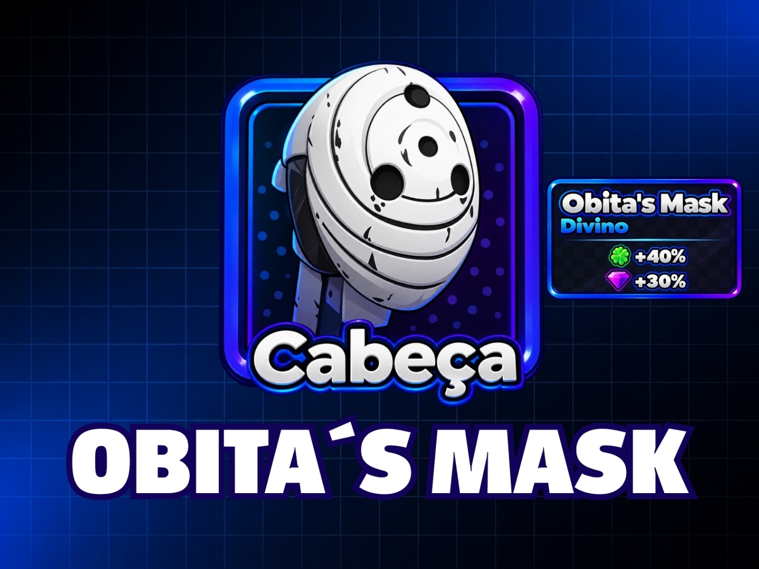 Máscara Do Obito - Gear Divino