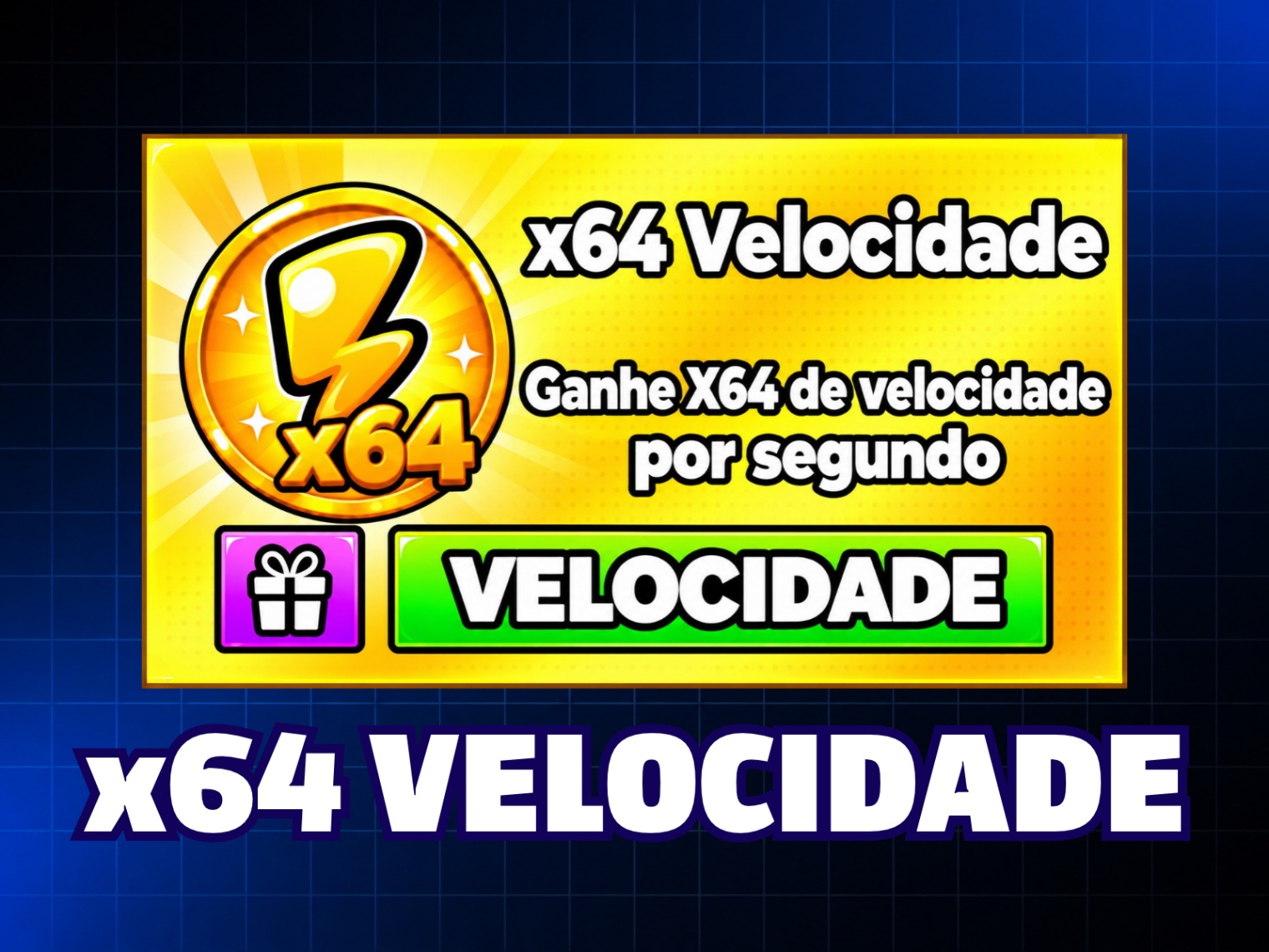 64x De Velocidade