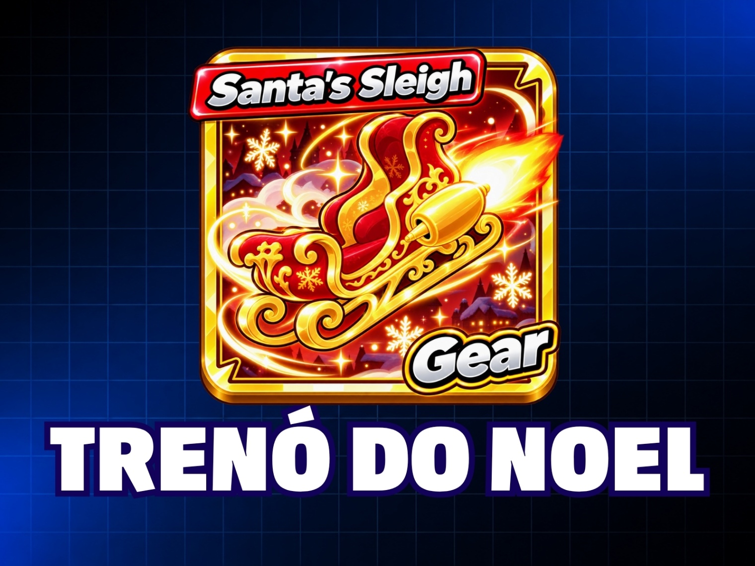 Trenó Do Papai Noel - Voador